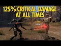 ESO Trials How to Hit 125 Crit Damage Without Warhorn EC or Saxhleel