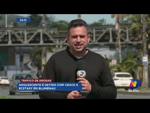 Tráfico de drogas: adolescente é detido com crack e ecstasy em Blumenau