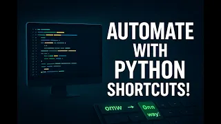 Python Automation Tutorial Auto-Expand Text Shortcuts with PyAutoGUI Keyboard