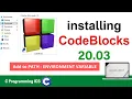 How to install CodeBlocks IDE - Setup Compiler with Environment Variables