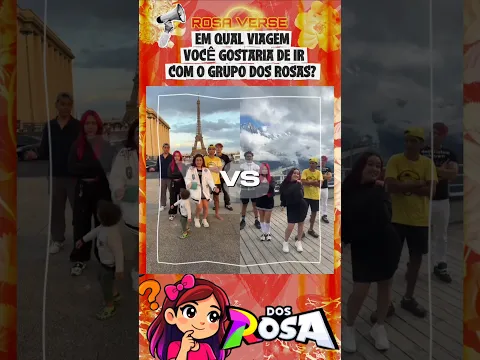 EM QUAL VIAGEM VOCÊ QUER IR COM O GRUPO DOS ROSAS? #emillyvickof #dosrosas #grupodosrosa #viagem