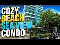 HIGH QUALITY PRATUMNAK SEA VIEW MODERN ONE BEDROOM CONDO OPPOSITE COZY BEACH FULL REVIEW COSY