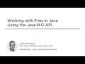 Java NIO Skills Working with Files in Java Course