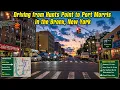 Driving from Hunts Point to Port Morris in the Bronx New York