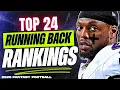 NEW Top 24 RB Rankings Tiers - 2026 Fantasy Football