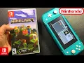 Minecraft Unboxing and Gameplay Nintendo Switch Lite Black Friday Deal