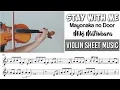 Free Sheet || Stay With Me ( Mayonaka No Door ) - Miki Matsubara