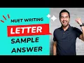 Download Lagu MUET Writing sample answer of a letter