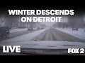 Winter Weather in Michigan LIVE road conditions around Metro Detroit