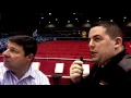 ESPN s Joe Lunardi with Justin Kinner at UD Arena