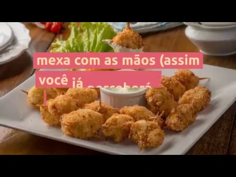 RECEITA ESPECIAL DE COXINHA I INGREDIENTES