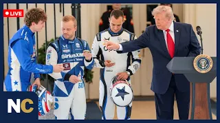 LIVE: Trump at Freedom 250 Grand Prix as Race Takes Over Washington | AC13