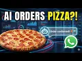 AI-Powered Pizza Ordering Web App Agentic Chatbot WhatsApp Integration FastAPI Next js