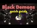 Black Demons Quick Slayer Guide OSRS