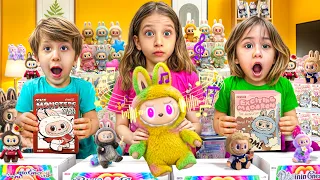 اشترينا كل أنواع اللابوبو بوكس غريب صفا لقت لابوبو بتغني 