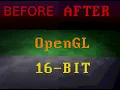 How to make 16-bit rendering in OpenGL in a minute