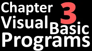 Visual Basic Programs - Chapter No 3