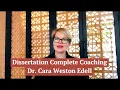 Let s talk about the Dissertation Complete Coaching Approach