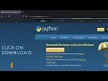 Installing Python On Windows 10 Python Tutorial for Beginners In Urdu Hindi