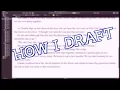 how i write a rough draft