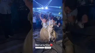 وسام فارس وسارة أبي كنعان يخطفان الأنظار في حفل زفافهما 