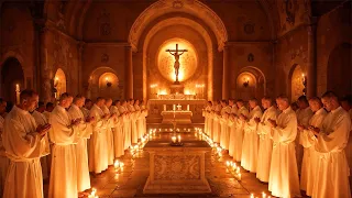 Gregorian Chants Prayer Holy Spirit Sacred Prayer Rite Of The Benedictine Monks In The Monastery 