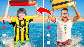 قلدت اشهر مقاطع الشرق الأوسط 