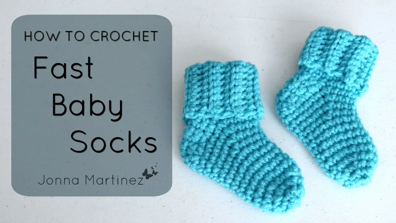 How to Crochet Simple and Fast Baby Socks | How to crochet socks | Basic Sock Pattern