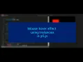 11b Mouse hover or mouse over effect using instances p5js