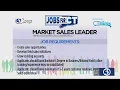 Jobs for CT Market Sales Leader