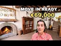 E69K Stone Home in Umbrian Walled City Cantina 2 Bathrooms Move-In Ready Character