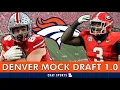 Denver Broncos MOCK DRAFT After NFL Free Agency Broncos Draft Rumors