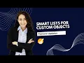 Smart Lists for Custom Objects