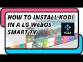 How to install KODI on a LG WebOS Smart TV
