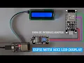 Interfacing a 16x2 LCD with I2C Adapter Using ESP32 Node MCU Setup and Testing