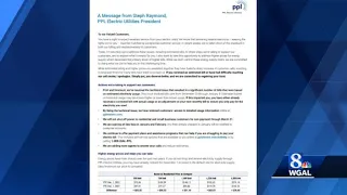 PPL president sends letter to customers with apology for recent issues