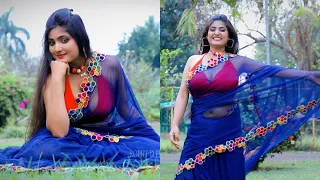 saree shoot saree fashion shoot saree dropping video shoot saree lover model puja