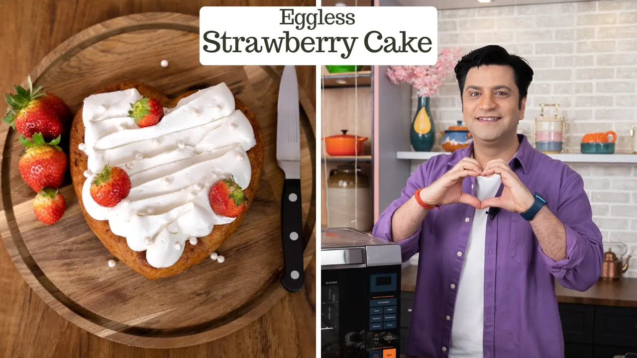 Easy Eggless Cake Recipe          Cream Cheese Icing   Kunal Kapur Recipes