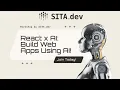 React x A I - Day Build web applications using A I