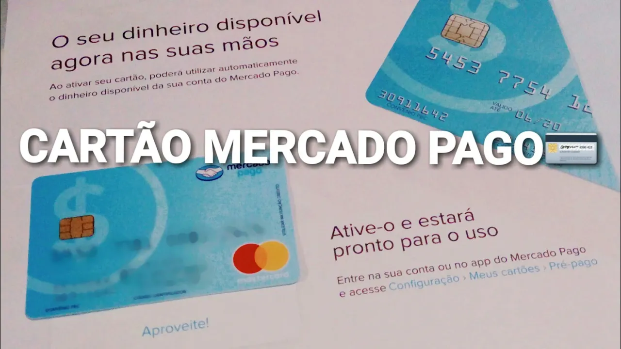 CHEGOU UNBOXING CARTÃO CRÉDITO MERCADO PAGO PRÉ PAGO MASTERCARD