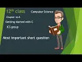 ICS Computer part 2 chapter 8 about programming - inter part 2 computer