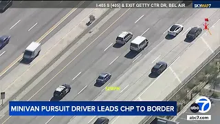 Police Chase LA Suspect Goes All The Way To Mexico In Minivan 