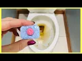Put a Dishwasher Tablet in your Toilet Bowl \u0026 WATCH WHAT HAPPENS!!  (6 Genius Uses) | Andrea Jean