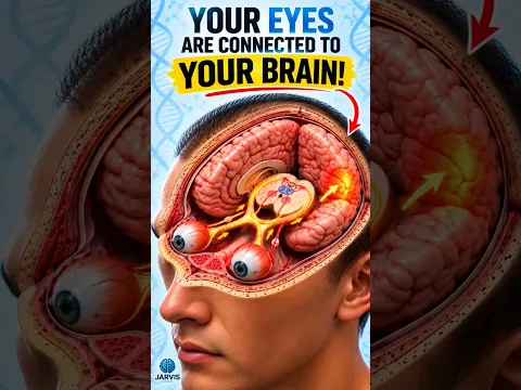 Your Eyes Are Connected to Your Brain! 👁️🧠 Here's How You Actually See! #HumanBiology #BrainFacts