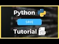 How to Save Store Values in Python Tutorial