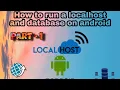 How to run a local host on any Android