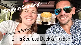 Sunday Brunch With Us Grills Seafood Deck Tiki Bar Riverside Melbourne Florida
