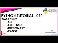 Set and Dictionary data types in Python - 11