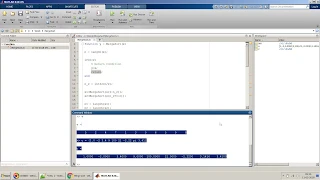 Merge Sort algorithm solved using recursive MATLAB Function