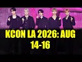 KCON LA 2026 Ultimate K-Pop Festival Guide - NCT 127 TXT More